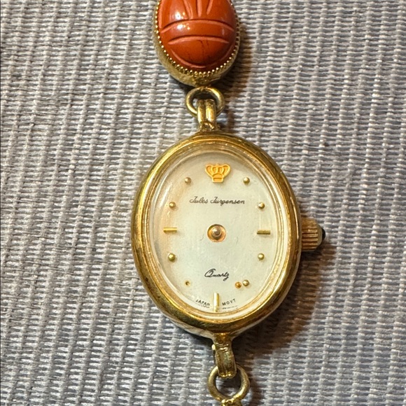 Gold Multicolor Bracelet Watch - Picture 3 of 3